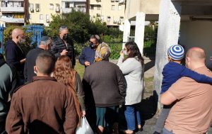 ראש עיריית לוד יאיר רביבו וחכ אופיר סופר. הטרור הפלילי בחברה הערבית פוגע בחפים מפשע וזורע בהלה.