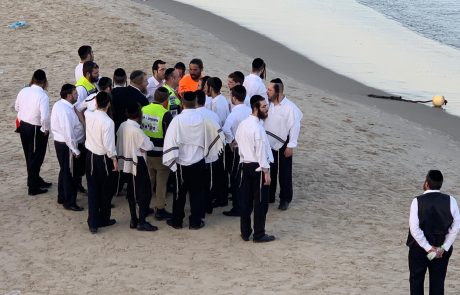 אותר ללא רוח חיים האברך שטבע בחוף הדולפינריום בתל אביב